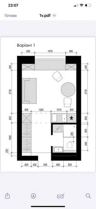 Продаж Квартира 1-кімнатна, 4/5 поверх на Олекси Тихого, 91-А Київ - фото 7