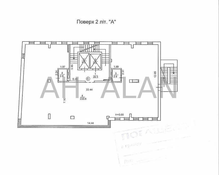 Оренда офісне приміщення на Липківського Василя Митрополита вул., 14 приміщень - 3, поверх - 2/9 Київ - фото 15