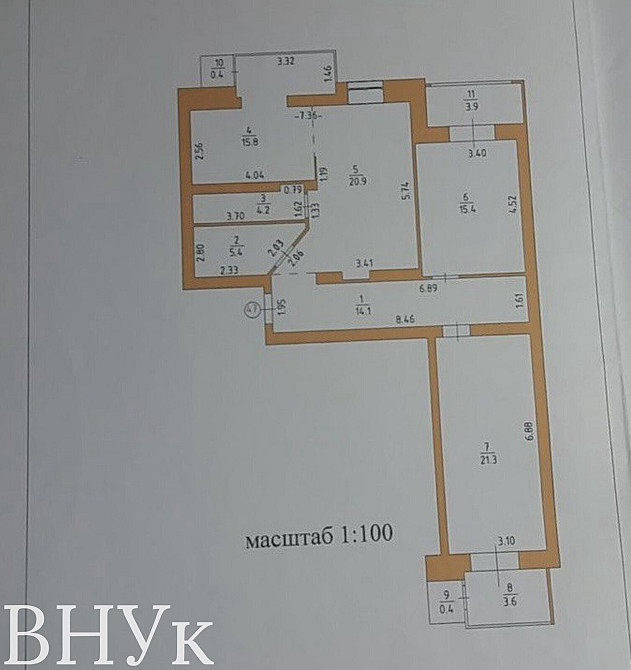 Продаж Квартира 3-кімнатна, 10/10 поверх на Івана Франка Луцк - изображение 18