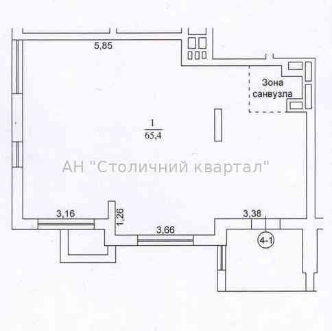 Оренда торгове приміщення на Заболотного Академіка вул., 15Г приміщень - 1, поверх - 1/25 Киев