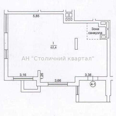 Оренда торгове приміщення на Заболотного Академіка вул., 15Г приміщень - 1, поверх - 1/25 Kiev - photo 2