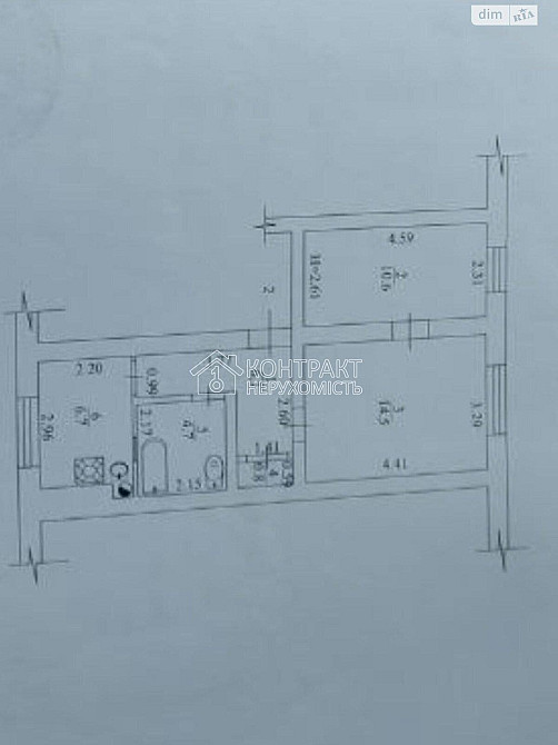 Продаж Квартира 2-кімнатна, 1/2 поверх на вул. Спортивна Kharkiv - photo 9