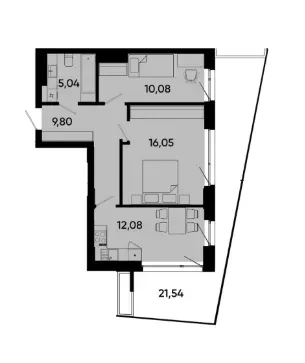 Продаж 2к Квартира 74.59 кв.м  Львів - фото 5
