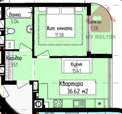 Продаж 1 кімнатної! Це ВАУ пропозиція! Mynai - photo 4