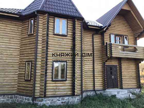 Продам дом сруб 250 м2 без ремонта 10 соток с. Старые Безрадычи Обуховский р-н 