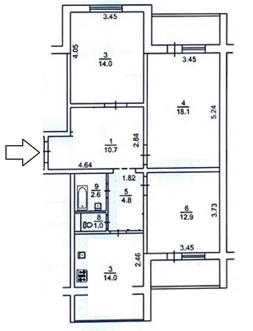 Продаж Квартира 3-кімнатна, 16/16 поверх на Василя Іваниса вул., д. 5а Київ - фото 2