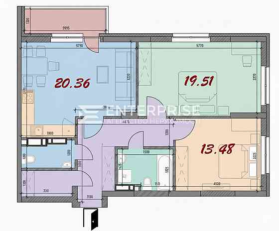 Продаж 2к Квартира 78 кв.м Повітряних сил вул. Kiev