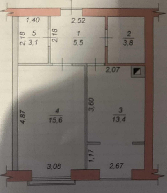 Продаж Квартира 1-кімнатна, 7/10 поверх на вул. Вільський шлях Житомир - изображение 2