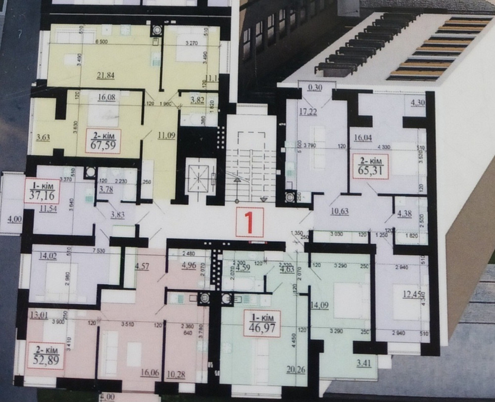 Продаж Квартира 2-кімнатна, 7/10 поверх на вул. Мазепи Гетьмана Івано-Франківськ - фото 12