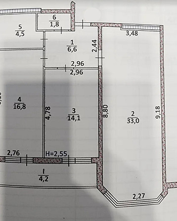Продаж 3к квартири 85 кв. м на просп. Злуки Ternopil' - photo 17