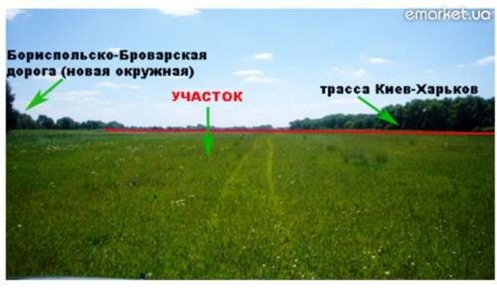 Продаж земельної ділянки 3 га на фасад трассы Киев-Харьков Бориспіль - фото 2