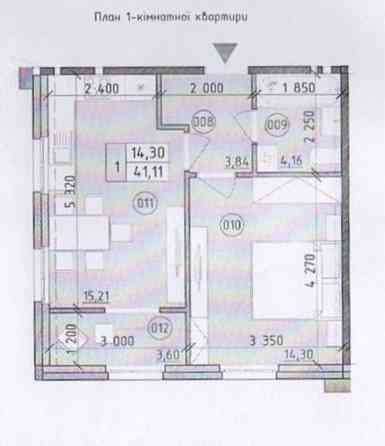 Продаж Квартира 1-кімнатна, 21/21 поверх на Михайла Максимовича вул. (Онуфрія Трутенка), 24 Київ