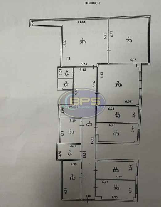 Продаж офісне приміщення на вул. Ивана Франко приміщень - 13, поверх - 3/3 Одеса - фото 14