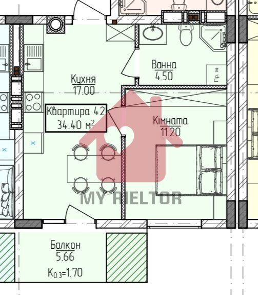 Продаж квартири у розвиненому районі міста! Uzhhorod - photo 19