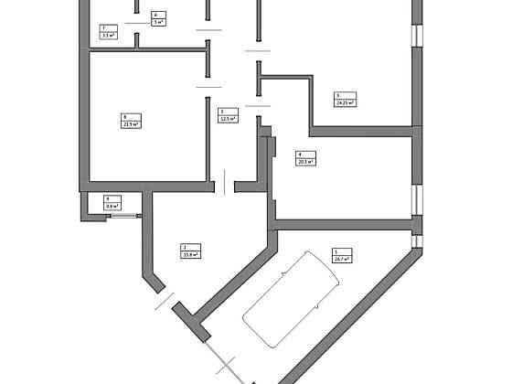 Продаж Квартира 2-кімнатна, 1/7 поверх на вул. Крушельницької С. Ternopil'