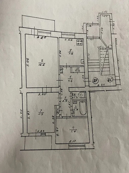 Продам 3 кімнатну квартиру у центрі міста. Кропивницький - фото 1