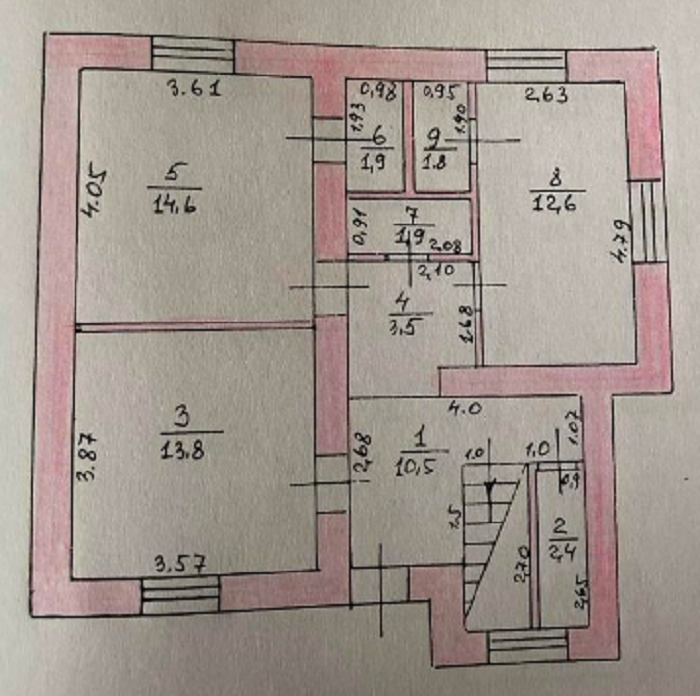 Три отдельностоящих дома в Коблево Коблеве - фото 8