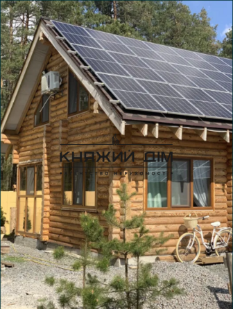 ПРОДАЁТСЯ ЭКО-ДОМ СО СРУБА В ЛЕСУ ВОЗЛЕ ОЗЕРА с.Малая Александровка Бориспольского района 