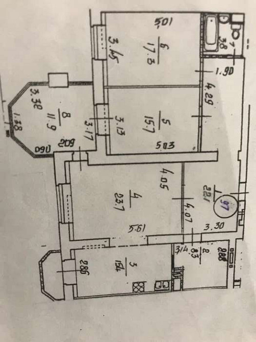 Оренда Квартира 3-кімнатна, 9/14 поверх на ул. Клиническая Київ - фото 1