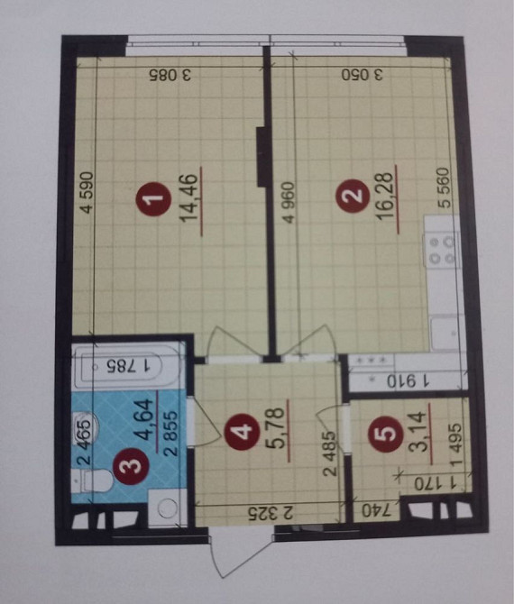 Продаж Квартира 1-кімнатна, 5/25 поверх на Олександра Олеся вул., д. 7 Київ - фото 10