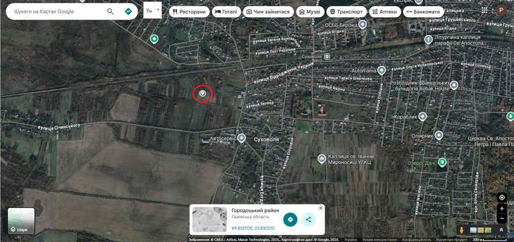 Продаж земельної ділянки 29 соток на вул. Зелена Суховоля (Володарсько-волинський район) - фото 4