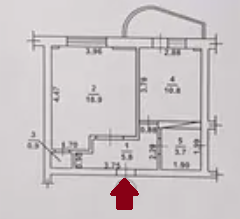 Однокомнатная не далеко от моря Одеса - фото 1