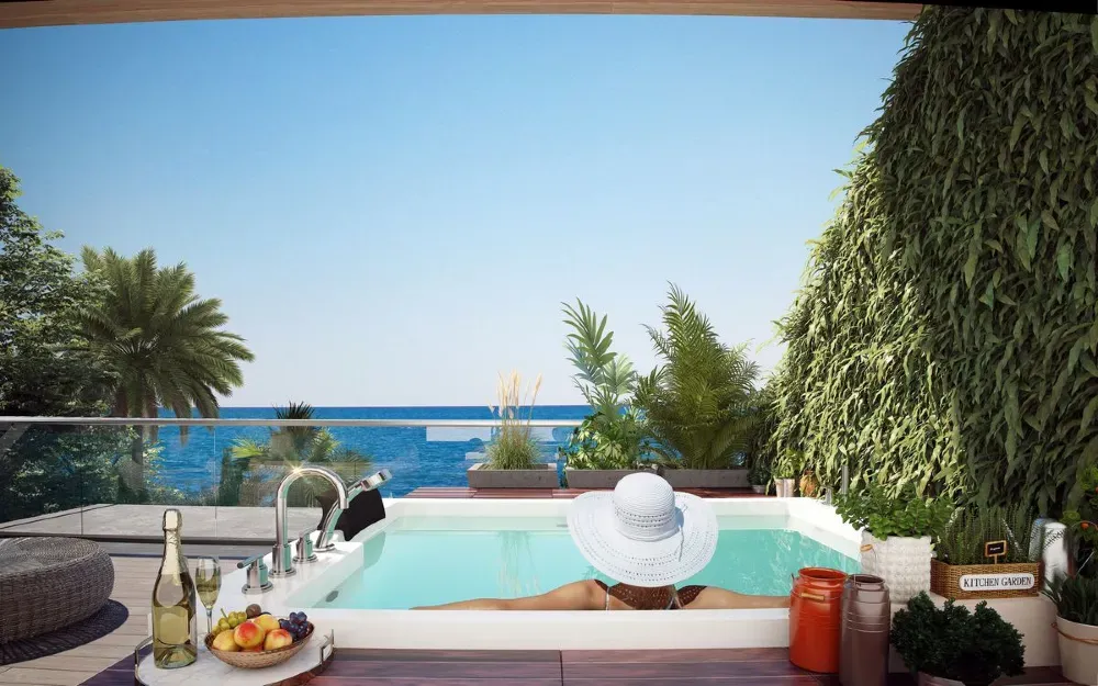 Apartment abroad 92 sq.m 2 rooms floor 1 Alanya, at Каргиджак Alanya - photo 8