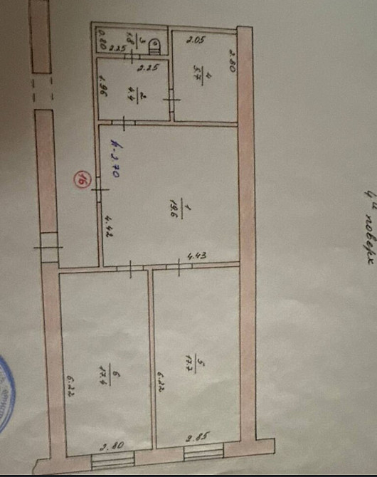 Продаж Квартира 3-кімнатна, 4/5 поверх на Обїзна вул., 12 Тернополь - изображение 2