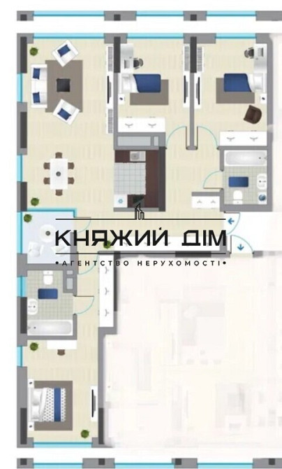 Продаж 4 кімнатної квартири по вул. Зарічна 6/2 ЖК Славутич 21145820 Kiev - photo 3