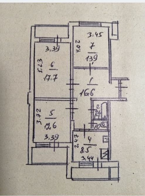Продаж Квартира 3-кімнатна, 2/18 поверх на Бальзака Оноре вул., д. 77 Київ - фото 1