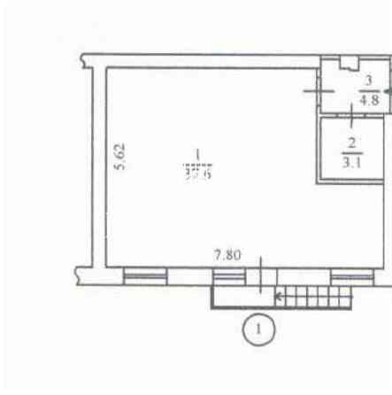 Продаж приміщення вільного призначення на вул. Ольжича приміщень - 1, поверх - 1/5 Київ