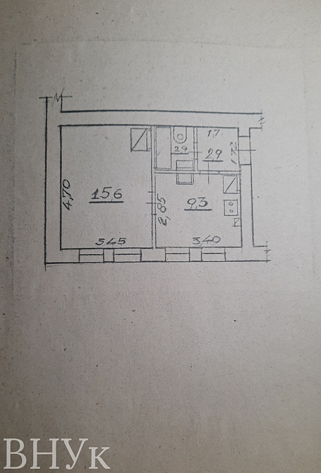 Продаж Квартира 1-кімнатна, 2/3 поверх на Ковельська Luts'k - photo 7