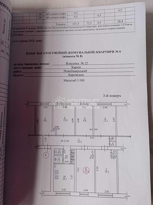 Продаж Квартира 1-кімнатна, 3/5 поверх на вул. Власенко Харків - фото 6