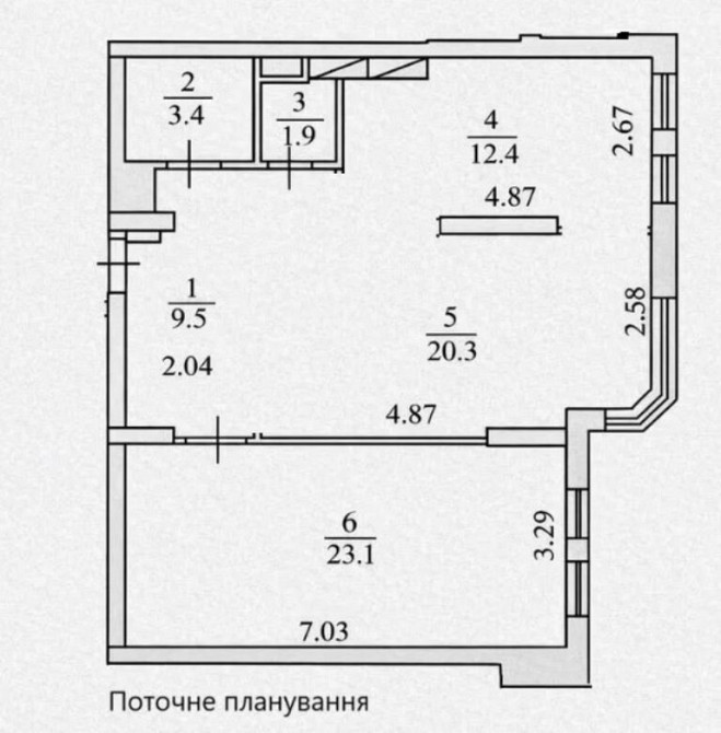 Продаж Квартира 1-кімнатна, 13/25 поверх на улица Мишуги Александра, д.2 Киев - изображение 15