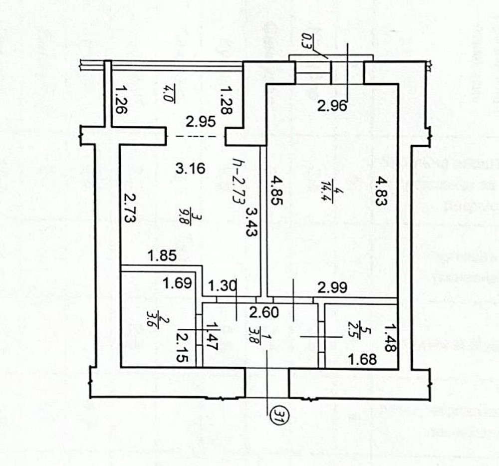 Продаж Квартира 1-кімнатна, 8/10 поверх на Довженка О. вул., 31В Івано-Франківськ - фото 17