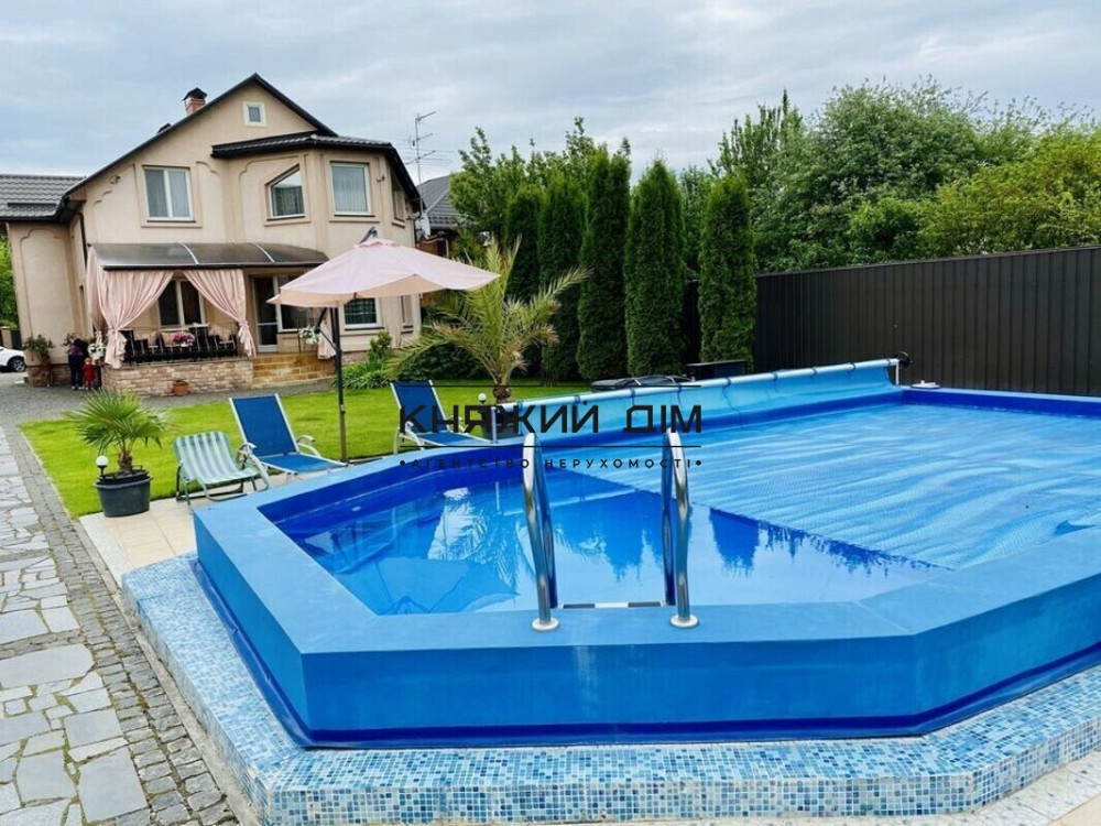 Аренда шикарного 2-х этажного дома с бассейном Требухов Броварской р-н. № 139033 Требухів - фото 1