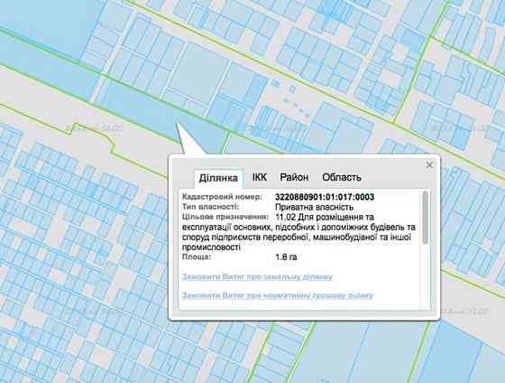 Продаж земельної ділянки 0 соток 