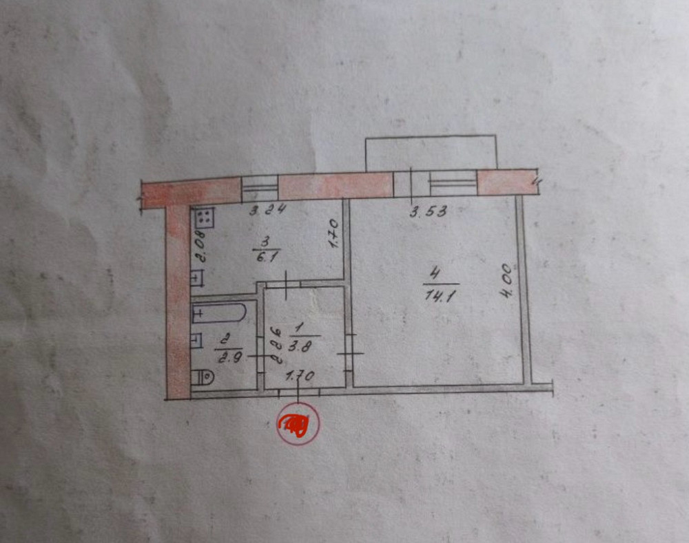 Продаж 1к Квартира 28 кв.м Вітрука Житомир - фото 2