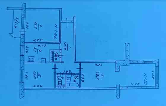 Продаж Квартира 3-кімнатна, 2/9 поверх Тернопіль