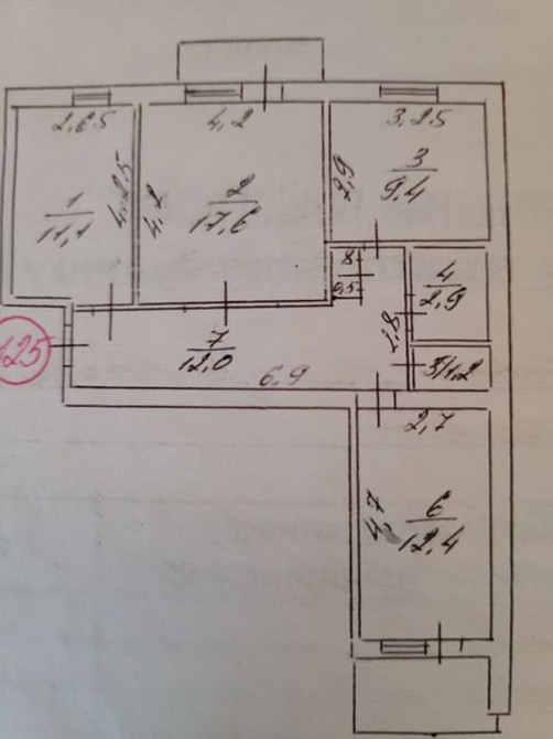 Продається 3-х кімнатна квартира. Кропивницький - фото 1