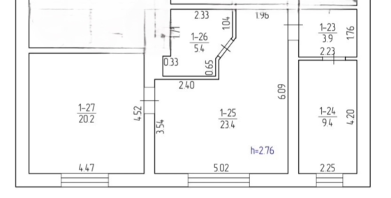 Продажа 1к Квартира 56.9 кв.м Молодіжна 12 Винники