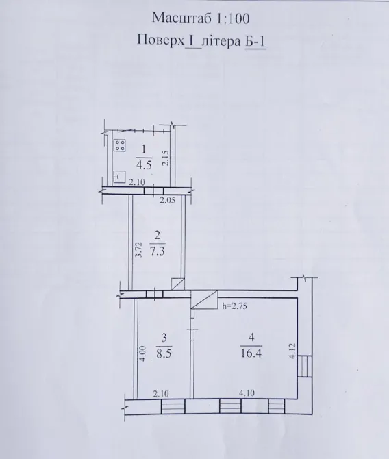 Продаж 2к Квартира 36.7 кв.м вул. Короленко 67 Дніпро - фото 17