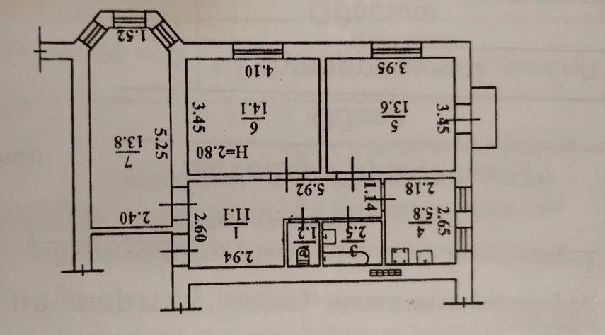3 х комнатная квартира на Грушевского Odessa - photo 13
