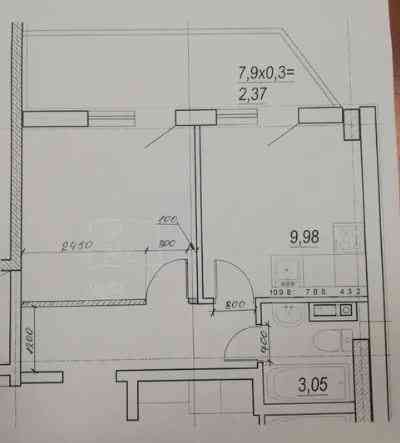 Однокомнатная квартира в ЖК Алексеевский Одесса