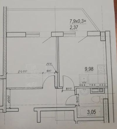 Однокомнатная квартира в ЖК Алексеевский Одеса - фото 4