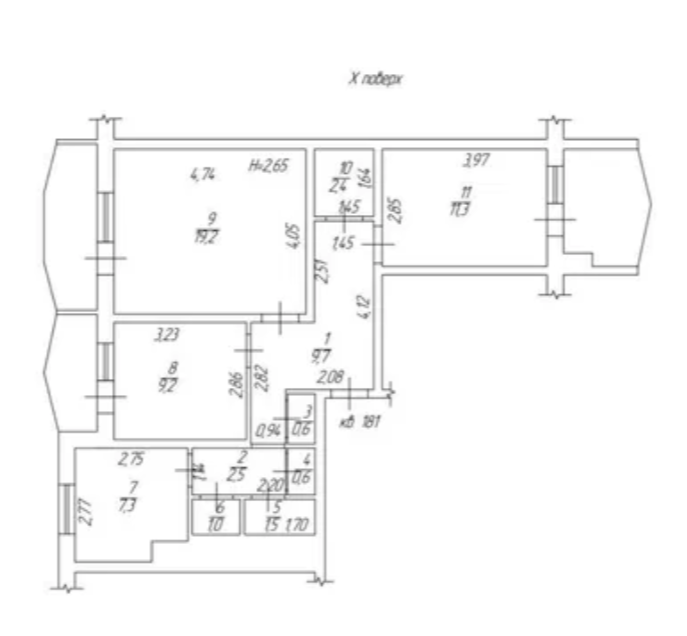 Продаж Квартира 3-кімнатна на просп. Добровольского, 122 Одесса - изображение 8