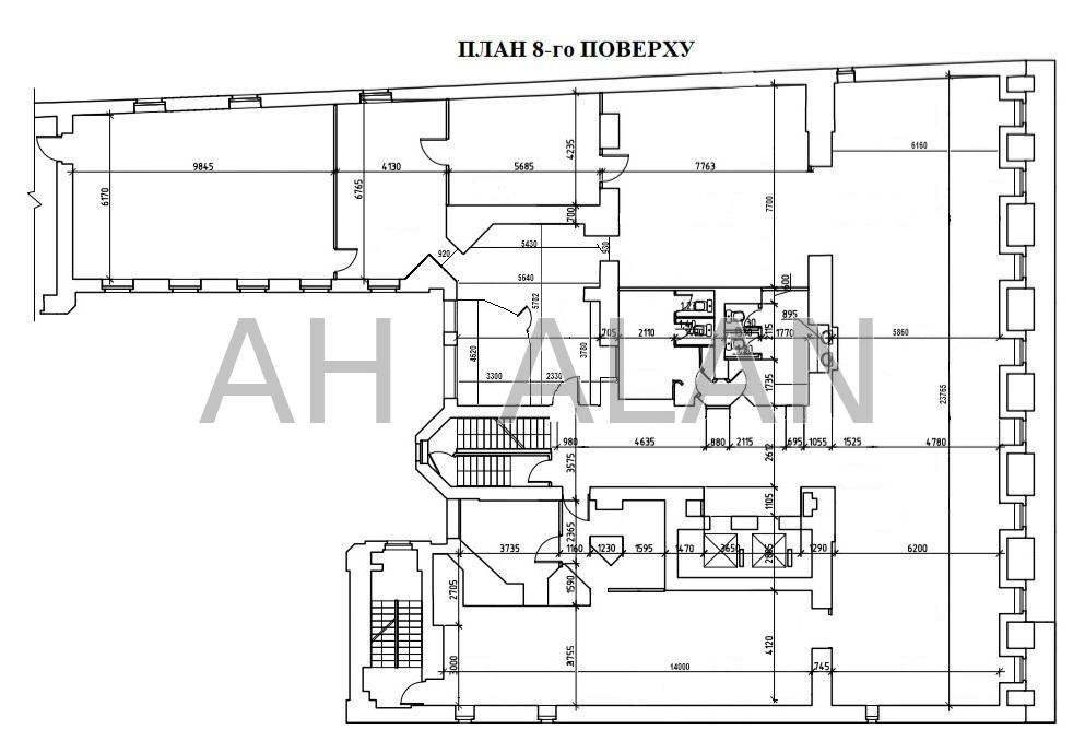 Оренда офісне приміщення на Музейний пров., 4 приміщень - 5, поверх - 8/8 Київ - фото 20
