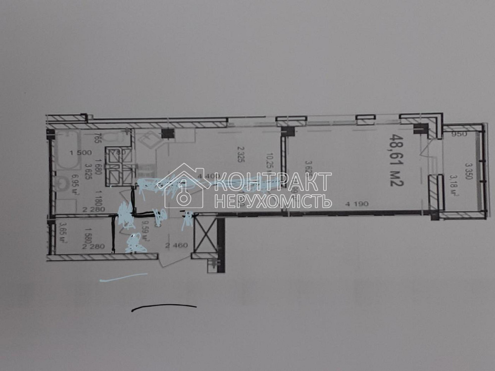 Продаж Квартира 1-кімнатна, 5/17 поверх на вул. Валентинівська Харків - фото 6