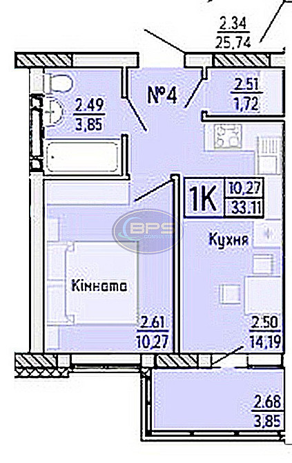 Продаж 1к квартири 33.5 кв. м Odessa - photo 8