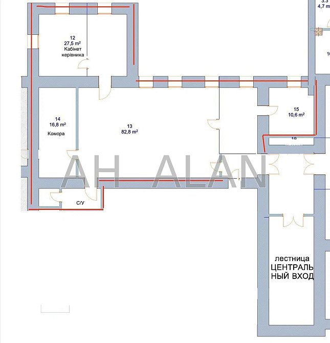 Оренда офісне приміщення на Володимирська вул., 10 приміщень - 4, поверх - 2/4 Kiev - photo 15